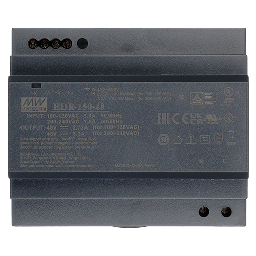 Sursa alimentare 48V DC, 3.2A, 150W, montaj sina DIN - HIKVISION DS-KAW150-4N [6]