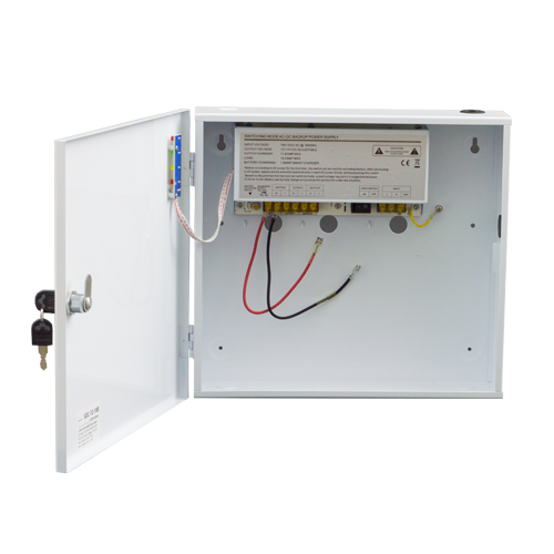 Sursa de alimentare 12V/10A, back-up in cabinet metalic SDC-12-10B [3]