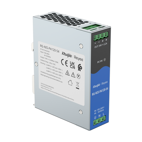 Sursa de alimentare in comutatie, 54V/2.2A, 120W, sina DIN - Ruijie Reyee RG-NIS-PA120-54 [7]
