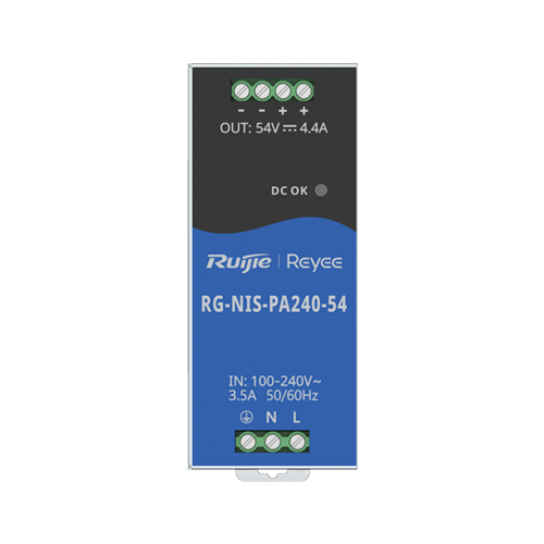 Sursa de alimentare in comutatie, 54V/4.4A, 240W, sina DIN - Ruijie Reyee RG-NIS-PA240-54 [6]