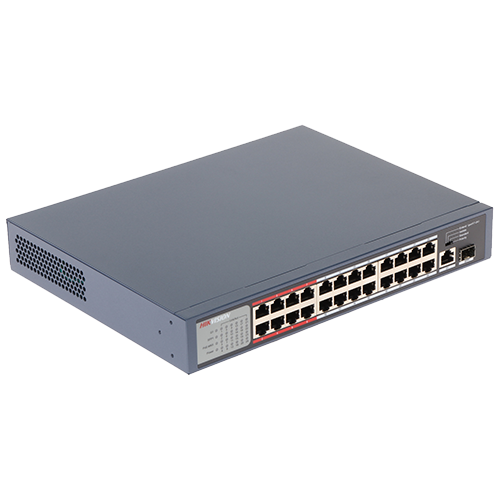 Switch 24 porturi PoE, 2 porturi uplink - HIKVISION DS-3E0326P-E-M [2]