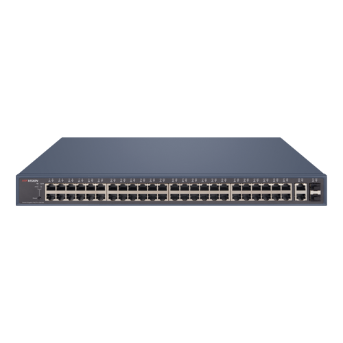 Switch 48 porturi Gigabit PoE, 2 porturi Gigabit RJ45, 2 x SFP, SMART Management - HIKVISION DS-3E1552P-SI [3]