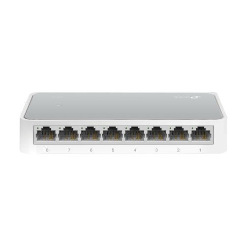Switch L2, 8 x RJ45 10/100 Mbps, Unmanaged - TP-Link TL-SF1008D [5]
