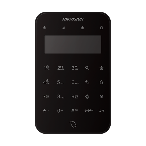 Tastatura Wireless, LCD, AX PRO 868Mhz, Neagra - HIKVISION DS-PK1-LT-WE-Black [2]