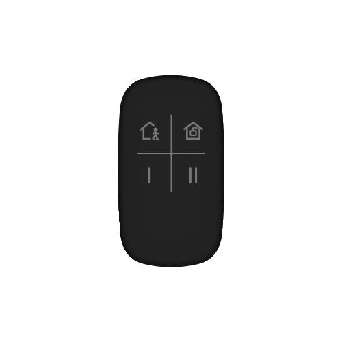 Telecomanda 4 butoane pentru AX PRO 868Mhz, Neagra - HIKVISION DS-PKF1-WE-Black [2]