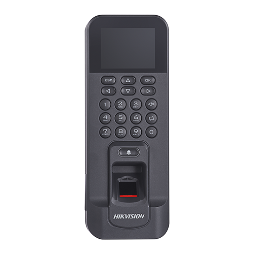 Terminal control acces cu pontaj, LCD 2.4 inch., PIN/M1, Wiegand 26/34, RS485, WiFi - HIKVISION DS-K1T804AMF [2]