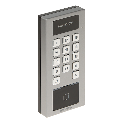 Terminal control acces si interfon cu tastatura, cititor card, Bluetooth, Wi-Fi, Alarma - HIKVISION DS-K1T502DBWX [5]