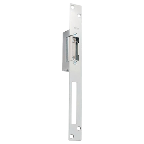 Yala electromagnetica fail locked, 12Vcc, consum redus, 230mA parghie deblocare, cu placa suport lunga - Yale by ASSA ABLOY YB17-12D-LM [2]