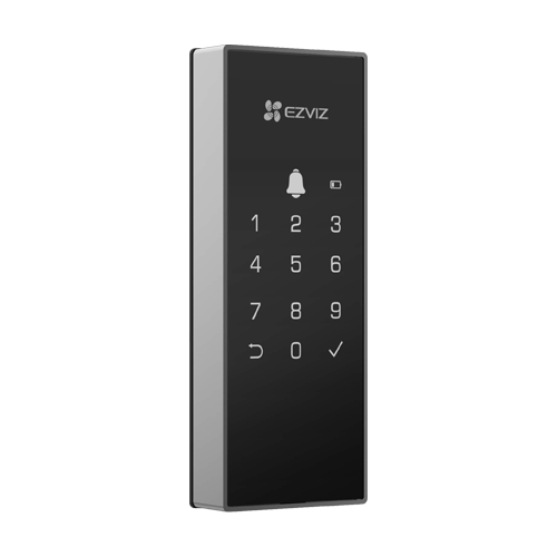 Yala inteligenta, Wi-Fi, sonerie incorporata, verificare status inchidere, alarma anti-furt, gri - EZVIZ CS-DL03(WP)-Grey [6]
