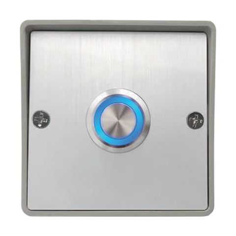 Control acces - Buton de iesire, montaj aparent, aliaj, LED, IP65, NO-NC-COM CSB-7022L
