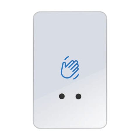 Control acces - Buton de iesire Touchless ajustabil, plastic argintiu, montaj aparent, IP66 CSB-20C30S-P1