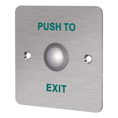 Buton iesire montaj ingropat, panou frontal Aluminiu - HIKVISION DS-K7P01 [2]