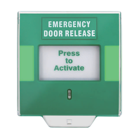 Control acces - Buton resetabil din plastic pentru iesire de urgenta, LED, buzzer - CSAccess CSB-802
