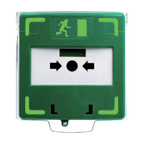 Control acces - Buton resetabil din plastic pentru iesire de urgenta, LED, buzzer - CSAccess CSB-803