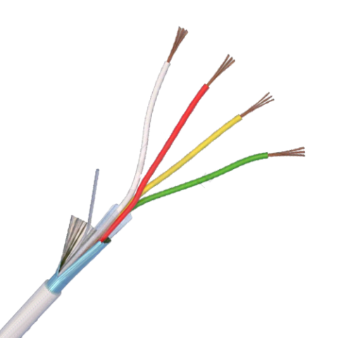 Cabluri ALARMA - Cablu de alarma 4 fire ecranate, cupru integral, 100m 4CUEF