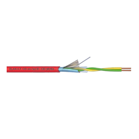 Cablu incendiu 1x2x0.8mm, ecranat, 100m ELN-1x2x08 [1]