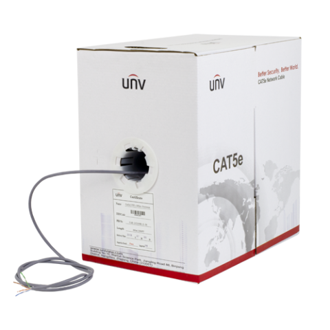 Cabluri DATE - Cablu UTP cat5e 0.45mm, cupru integral, cutie 305 metri - UNV CAB-LC2100B-E-IN
