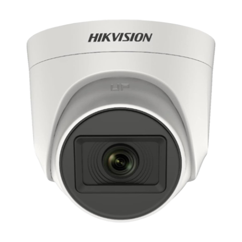 Camera Analog 5MP, lentila 2.8mm, IR 20m, AHD,TVI,CVI,CVBS, Mic - HIKVISION DS-2CE76H0T-ITPFS-2.8mm [2]