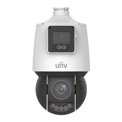 Camera Dual-lens IP, PTZ, 4MP, 25X, IR100m&WL30m, AutoTracking, Audio, Alarm, PoE, IP66 - UNV IPC94144SFW-X25-F40C [1]