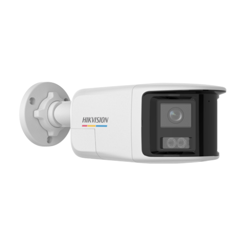 Supraveghere video - Camera IP Dual lens 6MP, 2 x lentila 2.8mm 180Â°, IR & WL 30m ColorVu, Audio+Stroboscop - HIKVISION DS-2CD1T67G2HP-LIUF-SL-2.8mm