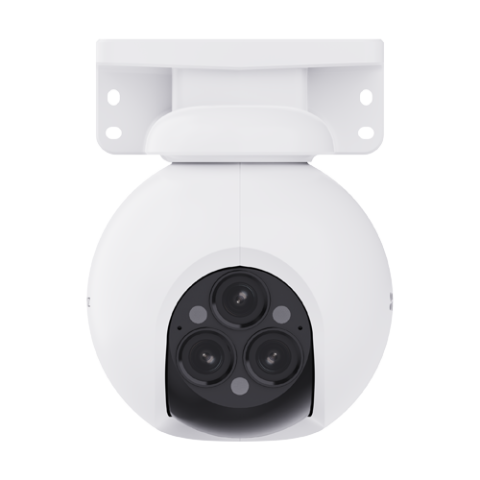 Camera IP Pan&Tilt, Wi-Fi, 3 lentile, 4MP, Audio bidirectional, IR 30m, Color 24/7, Alarma - EZVIZ CS-H80f(3x4MP) [1]