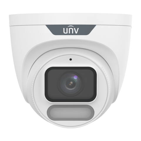 Camere supraveghere IP - Camera IP Wise-ISP, ColorHunter, 8MP, lentila 4.0mm, WL 30M, Mic, PoE, color 24/7 - UNV IPC3628LE-ADF40K-WP