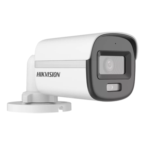 ColorVu, Dual Light - Camera analog 2MP, lentila 2.8mm, IR 20m, WL 20m, TVI/AHD/CVI/CVBS, Mic., IP67 - HIKVISION DS-2CE10DF0T-LFS-2.8mm [2]