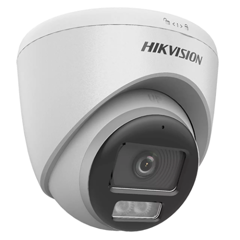 ColorVu, Dual Light - Camera analog 2MP, lentila 2.8mm, IR 40m, WL 40m, TVI/AHD/CVI/CVBS, Mic., IP67 - HIKVISION DS-2CE72DF0T-LFS-2.8mm [3]