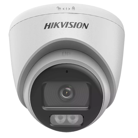 ColorVu, Dual Light - Camera analog 2MP, lentila 2.8mm, IR 40m, WL 40m, TVI/AHD/CVI/CVBS, Mic., IP67 - HIKVISION DS-2CE72DF0T-LFS-2.8mm [4]