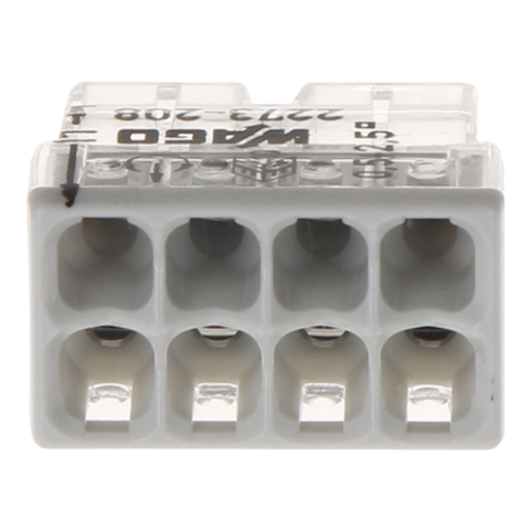 Conector compact de imbinare, 8 fire, max. 2.5 mmÂ² (50 buc.) - WAGO 2273-208 [1]