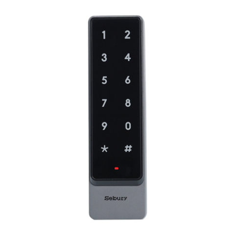 Controlere stand-alone - Controler stand-alone cu tastatura touch si cititor card EM 125kHz + Mifare 13.56MHz, carcasa antivandal - SEBURY SEB-sTouch2s