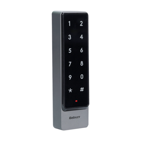 Controler stand-alone cu tastatura touch si cititor card EM 125kHz + Mifare 13.56MHz, carcasa antivandal - SEBURY SEB-sTouch2s [1]
