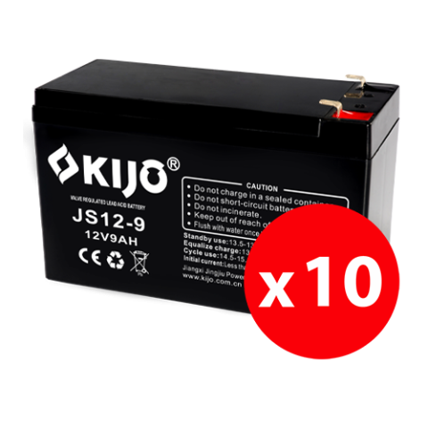 Acumulatori si baterii - Cutie 10 acumulatori JS12-9 - KIJO JS12-9-BAX
