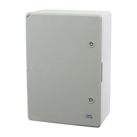 Supraveghere video - Cutie distributie IP65 din ABS gri, usa mata, placa metalica, 350x500x190 mm PP3006