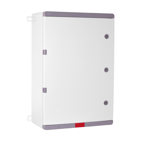 Cutie distributie IP67 din ABS gri, usa mata, placa metalica, 400x500x240 mm PD405024 [4]