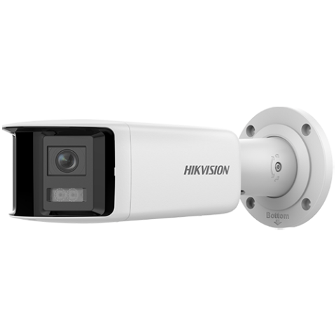 DarkFighter, AcuSense - Camera IP, 4MP, Panoramic view 180Â°, lentila 2.8mm, IR 40m, Audio, Alarma, PoE, IP67 - HIKVISION DS-2CD2T46G2P-ISU-SL-2.8mm [2]