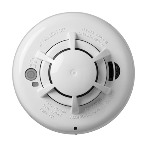 Detectoare - Detector de fum si temperatura, wireless compatibil PowerG 868 MHz - DSC PG8936