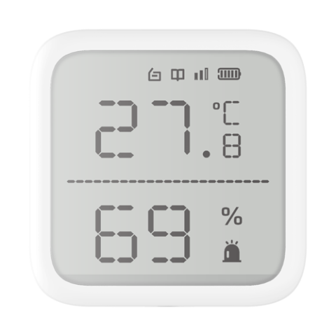 Detectoare - Detector de temperatura si umiditate wireless pentru AX PRO - HIKVISION DS-PDTPH-E-WE