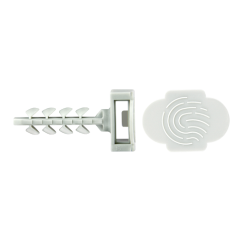Diblu fixare colier Ã 6x30, cap mare gri in cutie plastic InsertFIX (125 buc.) CELO 96EXPIFB [2]