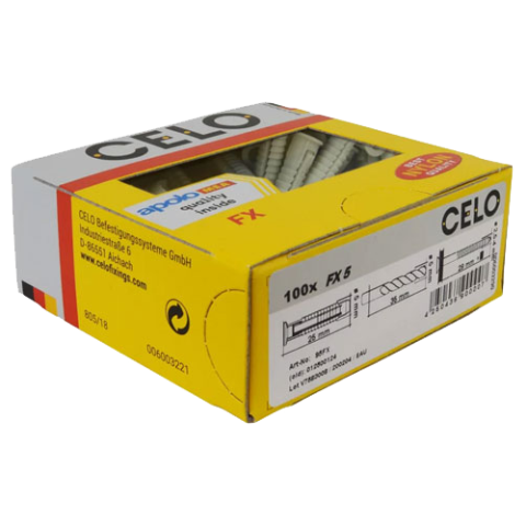 Diblu universal nylon M6x30 FX (100 buc.) - CELO 96FX [6]