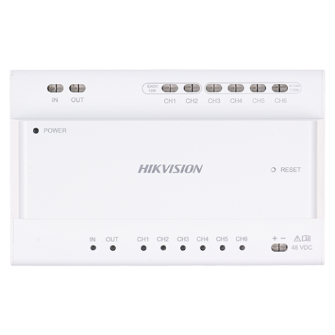 Distribuitor Video/Audio, 2 fire pentru 6 posturi interior/exterior - HIKVISION DS-KAD7060EY [1]