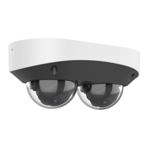 Dual Chanal - Camera IP, 2 x 4MP, lentila 2.8mm, IR 30m, Mic., Alarma, PoE, IK10 - UNV IPC3224SS-ADF28K-I1 [2]