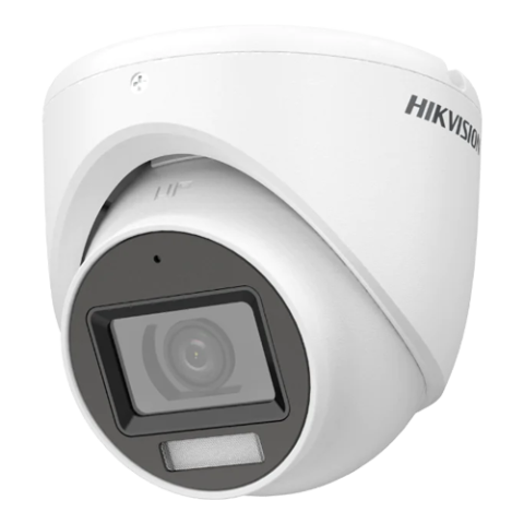 Camere supraveghere analog - Dual Light - Camera analog 3K, lentila 2.8mm, IR 30m, WL 20m, TVI/AHD/CVI/CVBS, Mic. - HIKVISION DS-2CE76K0T-LMFS-2.8mm