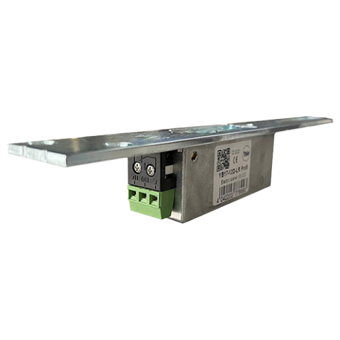 Electromagnet fail locked, 12Vcc, consum redus, 230mA, contact monitorizare cu placa suport lunga - Yale by ASSA ABLOY YB17-12D-LR [1]