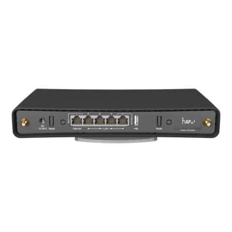 hAP acÂ³, 5 x Gigabit, 1 x PoE, 802.11b/g/n 2.4Ghz, 802.11ac 5Ghz, antene externe 3dBi 2.4GHz, 5.5dBi 5GHz - MikroTik RBD53iG-5HacD2HnD [7]