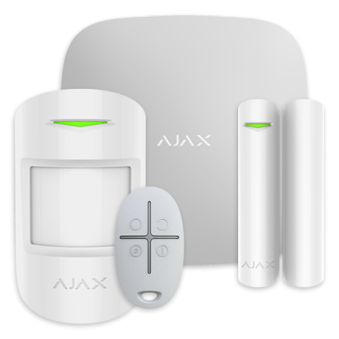Kit alarmă wireless Ajax Systems Hub cu MotionProtect, DoorProtect și SpaceControl [1]