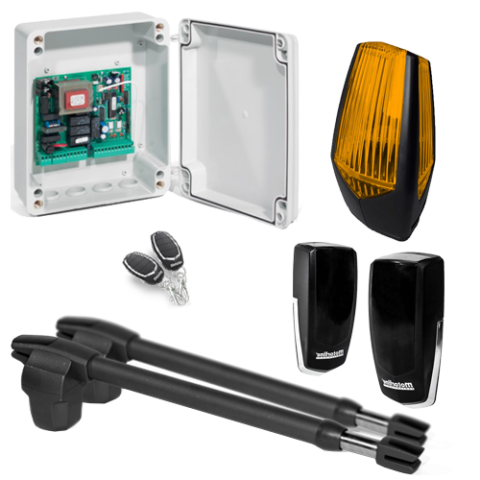 Automatizare porti BATANTE - Kit automatizare poarta batanta 2x3m -MOTORLINE LINCE400-KIT