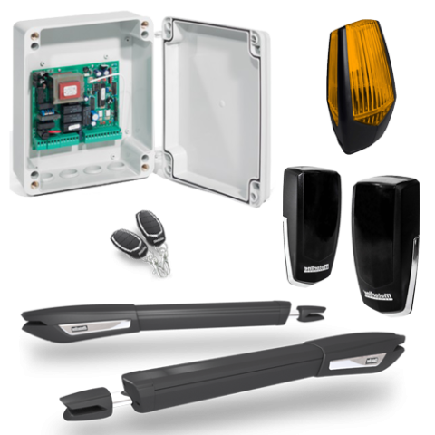 Kit automatizare poarta batanta 2x5m -MOTORLINE JAG400-KIT [4]