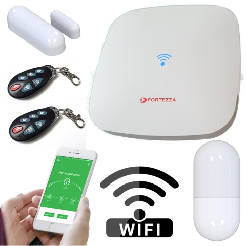 Kituri sisteme de alarma - Sistem alarma FORTEZZA PRO GSM 4G WiFi LAN