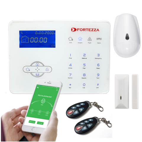 Kituri sisteme de alarma - Sistem alarma FORTEZZA PRO GSM-M4D Touch